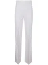 Elisabetta Franchi Flared Classic Trousers In Ivory