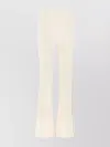 Elisabetta Franchi Flared High Waist Trousers With Back Pockets