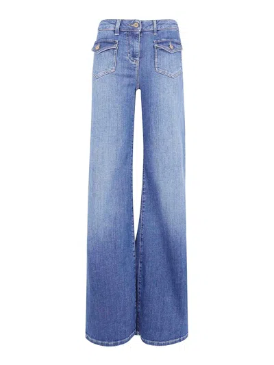 Elisabetta Franchi Flared Jeans In Blue