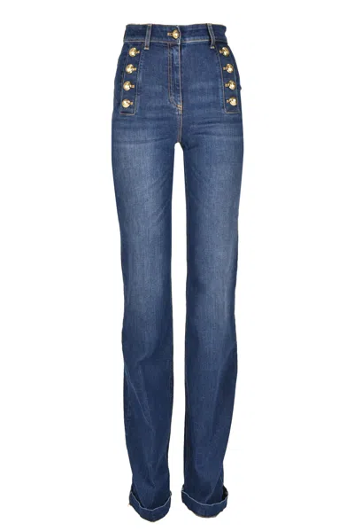 Elisabetta Franchi Flared Leg Jeans