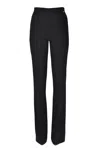 Elisabetta Franchi Crepe Palazzo Pants In Black