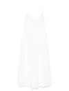 ELISABETTA FRANCHI FLARED MIDI DRESS