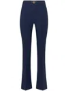 Elisabetta Franchi Flared Pants In Blue