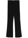 Elisabetta Franchi Flared Tailored Pants In Black