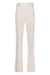 Elisabetta Franchi Flared Trousers In Neutral