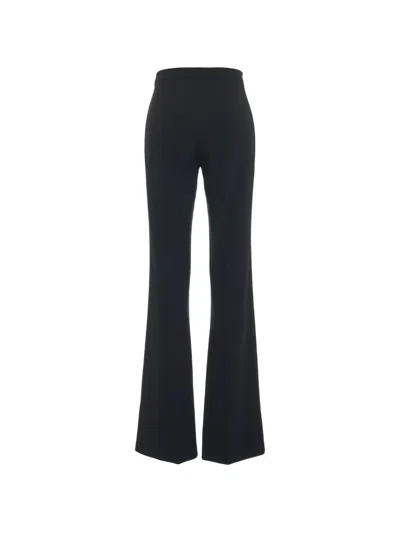 Elisabetta Franchi Flared Trousers In Black