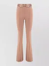 Elisabetta Franchi Flared Trousers Featuring Bow Detail