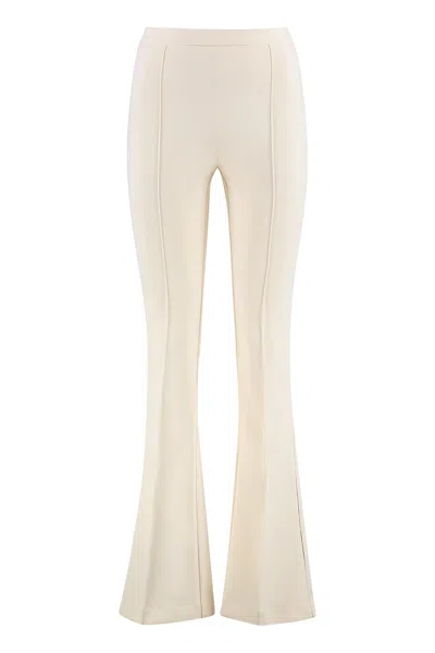 Elisabetta Franchi Flared Trousers In Green