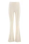 Elisabetta Franchi Flared Trousers In White