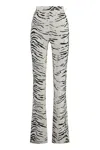 ELISABETTA FRANCHI ELISABETTA FRANCHI FLARED VISCOSE TROUSERS