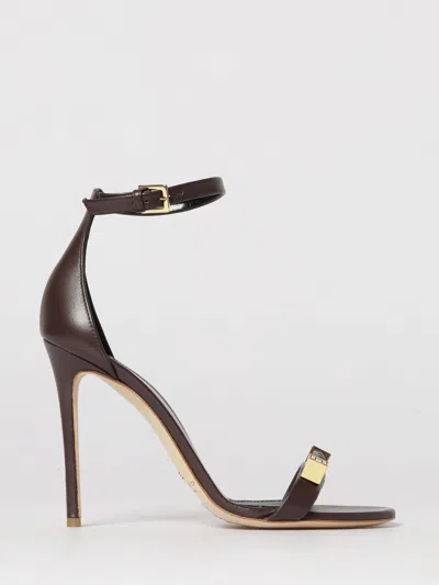 Elisabetta Franchi Flat Sandal Woman  In Brown