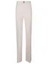Elisabetta Franchi Flesh Pink Trousers In Beige