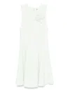 Elisabetta Franchi Vestido Midi - Blanco In 绿色