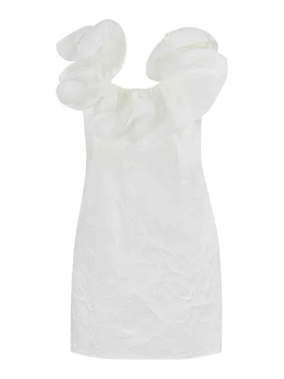 Elisabetta Franchi Vestido Midi - Blanco In White