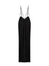 Elisabetta Franchi Flower Dress In Black
