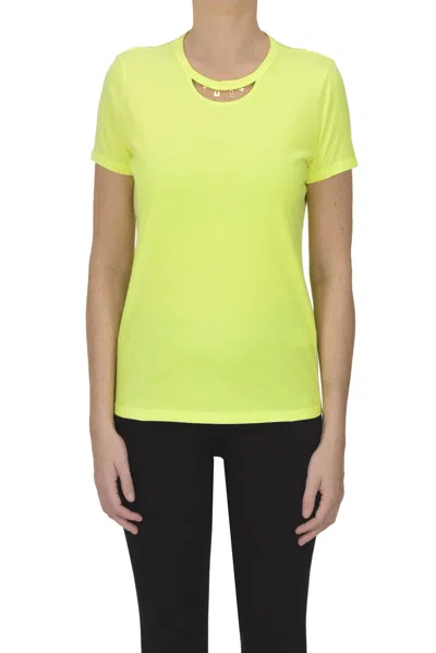 Elisabetta Franchi Fluo T-shirt In Lime