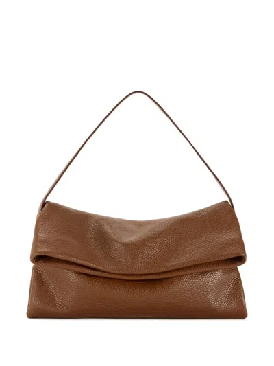 Elisabetta Franchi Folded Leather Shoulder Bag