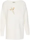 Elisabetta Franchi Franchi Jumper In White