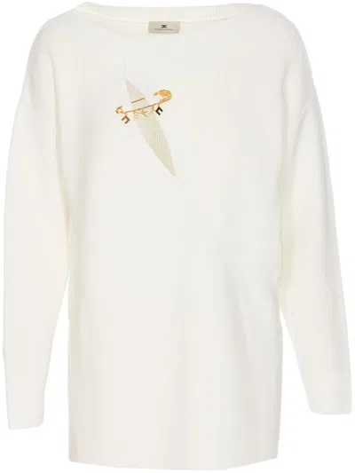 Elisabetta Franchi Franchi Jumper In White