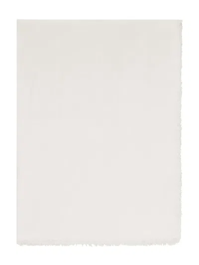 ELISABETTA FRANCHI FRAYED DETAILING SCARF