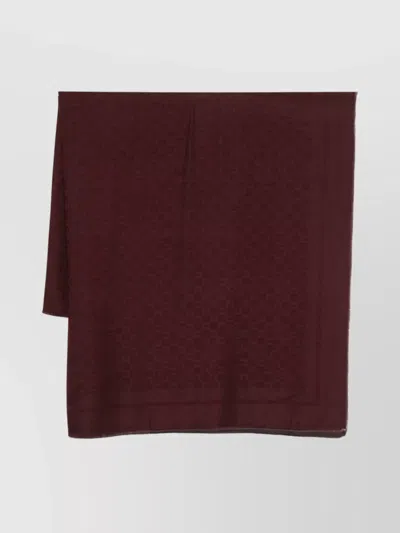 Elisabetta Franchi Frayed Edges Textured Pattern Scarf