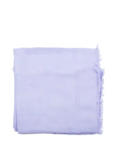 Elisabetta Franchi Lilac Viscose Scarf In Purple