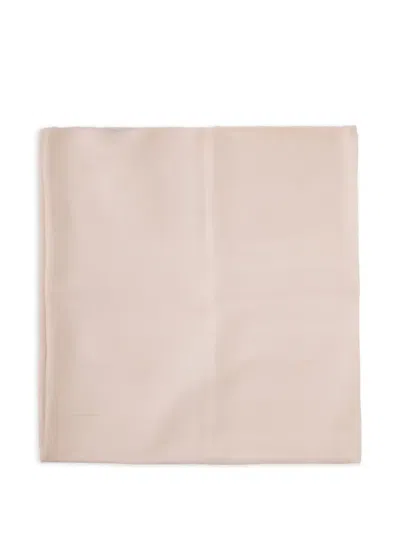 Elisabetta Franchi Lightweight Soft Rectangular Scarf Fine Texture In Neutral