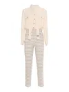Elisabetta Franchi Jumpsuit In White