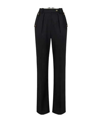 ELISABETTA FRANCHI ELISABETTA FRANCHI GABARDINE TROUSERS
