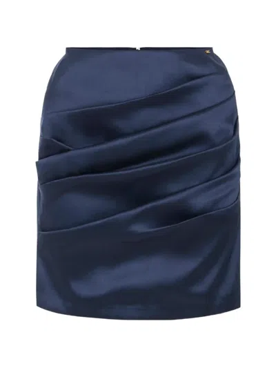 Elisabetta Franchi Gazar Miniskirt In Blue