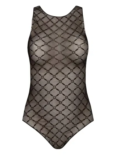 Elisabetta Franchi Geometric-pattern Bodysuit