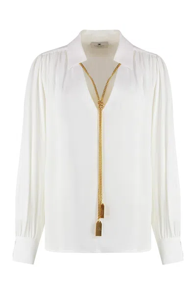 ELISABETTA FRANCHI GEORGETTE SHIRT