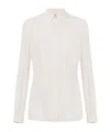 Elisabetta Franchi Georgette Shirt In White