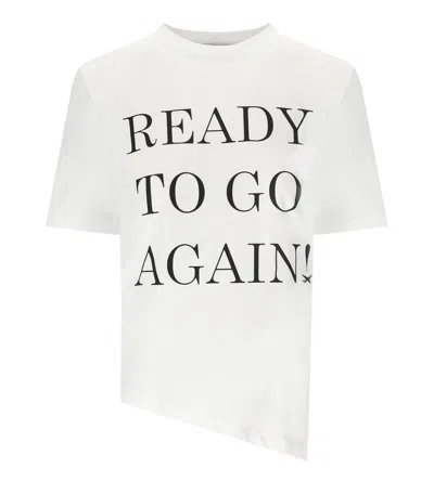 Elisabetta Franchi Gesso Asymmetric T-shirt