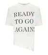 Elisabetta Franchi Gesso Asymmetric T-shirt In White