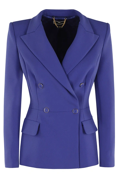 Elisabetta Franchi Giacca In Blue Indaco