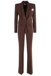 Elisabetta Franchi Giacca Pantalone In Brown