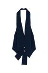Elisabetta Franchi Gilet In Oltremare