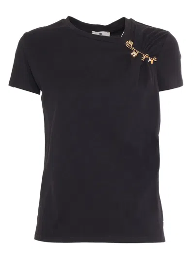 Elisabetta Franchi T-shirt M/c In Black
