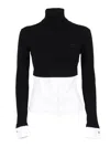 Elisabetta Franchi Womens Knitted Sweater With Belt In Black