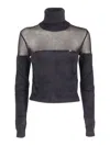 Elisabetta Franchi Sweaters Blacks And Greys In Black