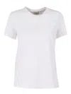 Elisabetta Franchi Embroidered Logo White Cotton T-shirt In White