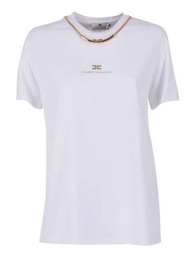 Elisabetta Franchi Cotton T-shirt In Multi