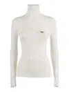 Elisabetta Franchi Girocoll In White