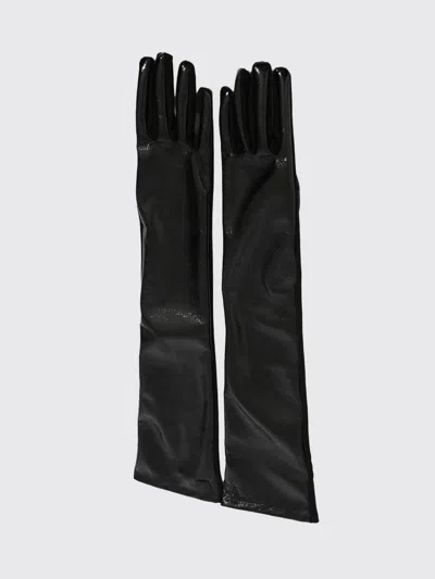 Elisabetta Franchi Gloves Woman In Black
