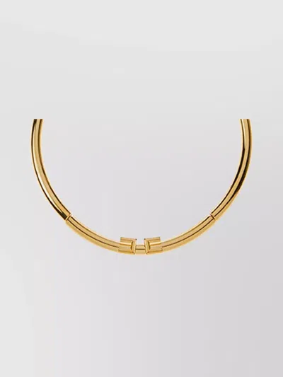 Elisabetta Franchi Gold Chain Link Necklace Adjustable Length