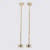 ELISABETTA FRANCHI ELISABETTA FRANCHI GOLD TONE METAL EARRINGS