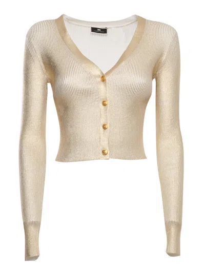 Elisabetta Franchi Gold Tricot Sweater