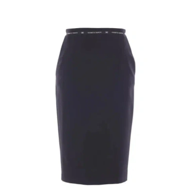 ELISABETTA FRANCHI ELISABETTA FRANCHI GONNA CON NASTRO LOGO