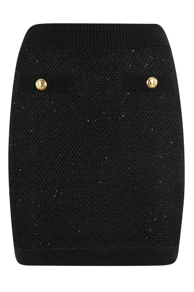 Elisabetta Franchi Gonna Di Maglia In Black
